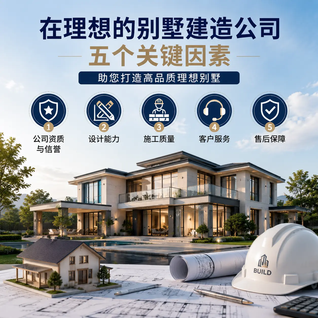 在 甘肃 找到理想别墅建造公司的五个关键因素