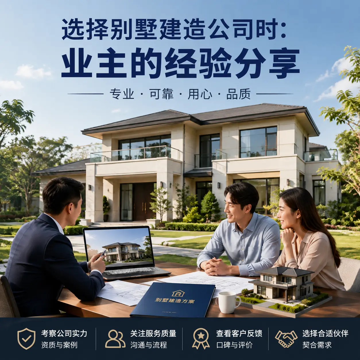 选择别墅建造公司时: 甘肃 业主的经验分享