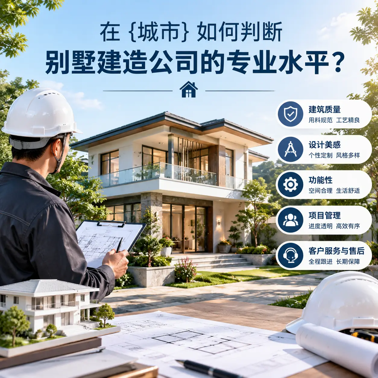 在 甘肃 如何判断别墅建造公司的专业水平?