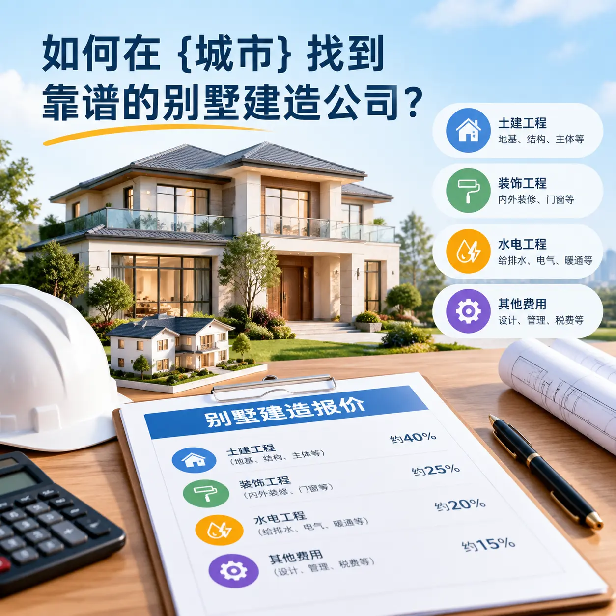 如何在 甘肃 找到靠谱的别墅建造公司？
