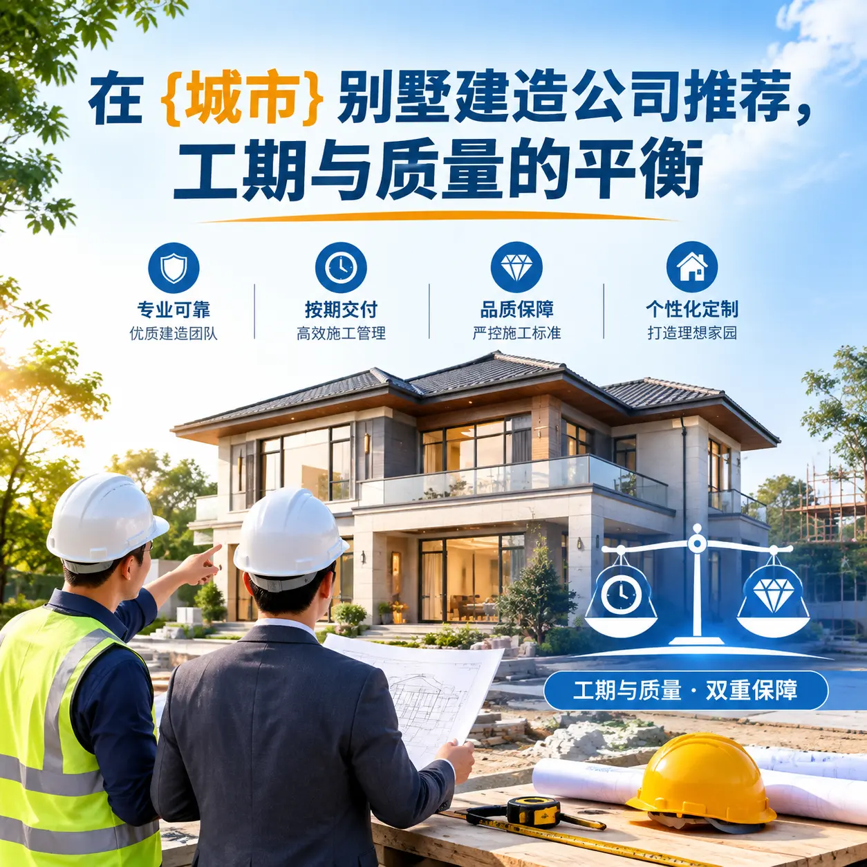 在 甘肃 别墅建造公司推荐,工期与质量的平衡