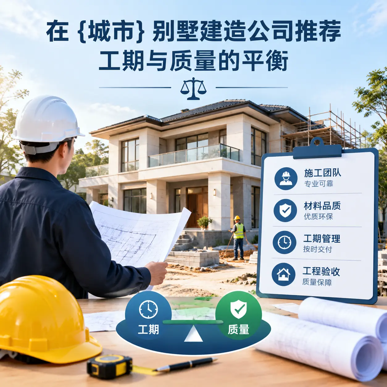 在 甘肃 别墅建造公司推荐,工期与质量的平衡