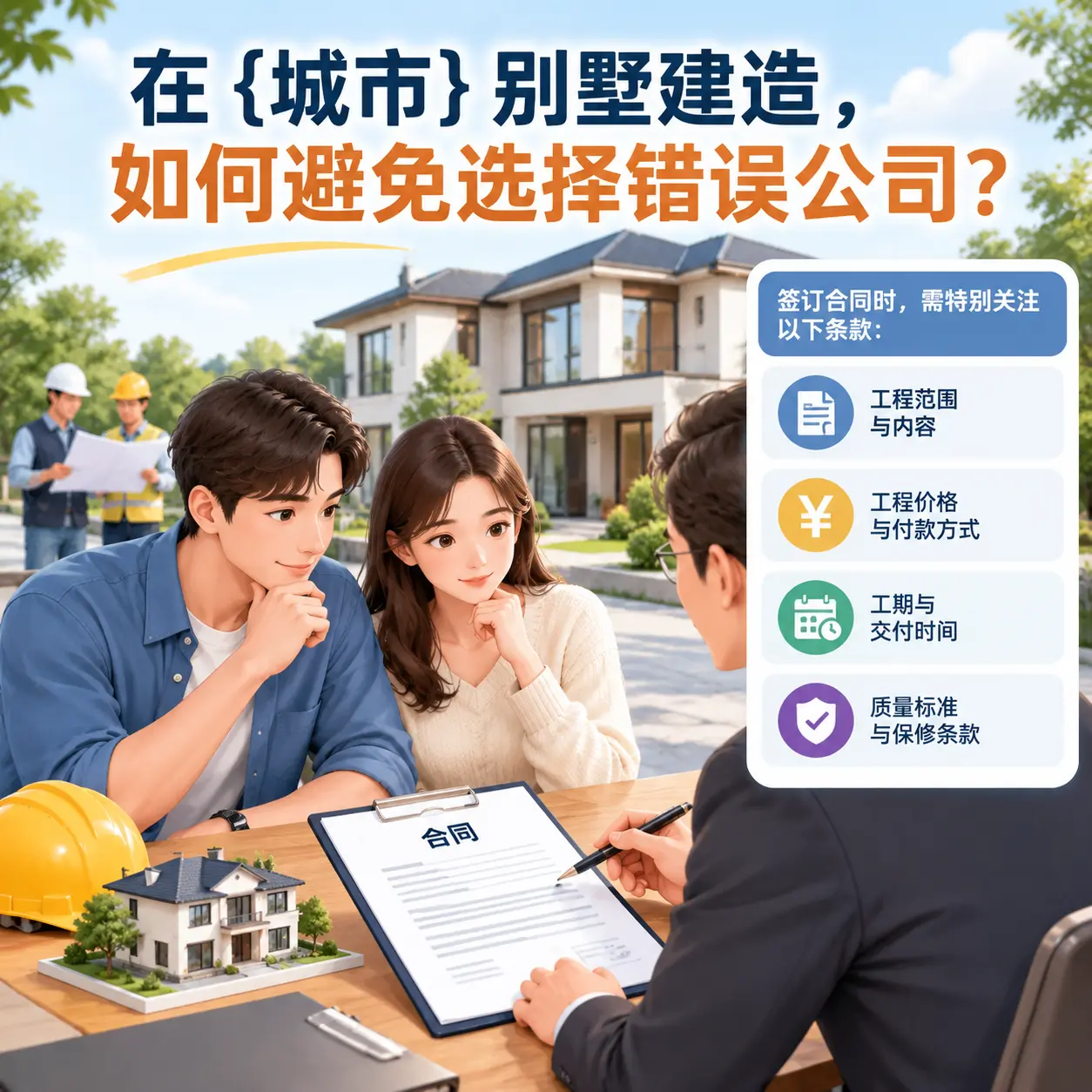 在 甘肃 别墅建造，如何避免选择错误公司？