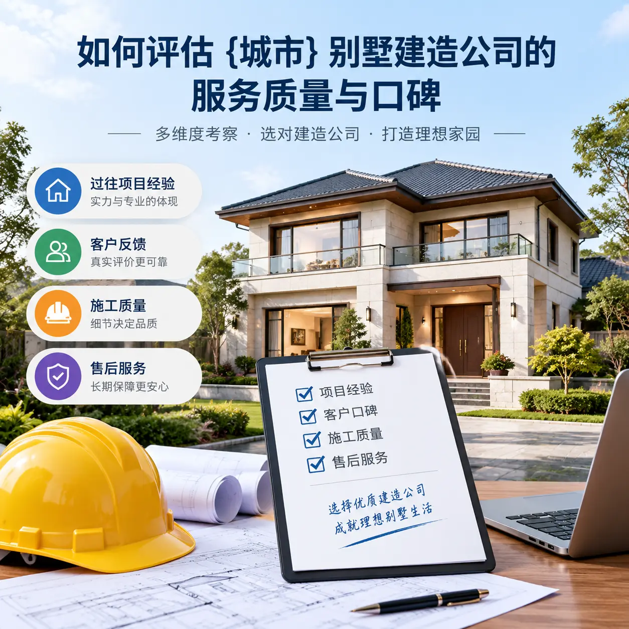 如何评估 甘肃 别墅建造公司的服务质量与口碑