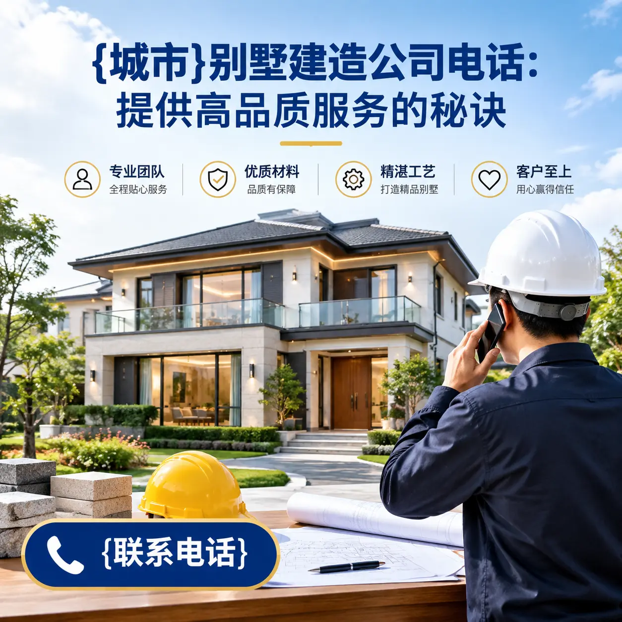 甘肃别墅建造公司电话：提供高品质服务的秘诀