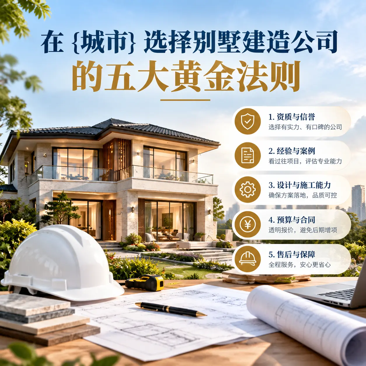 在 甘肃 选择别墅建造公司的五大黄金法则
