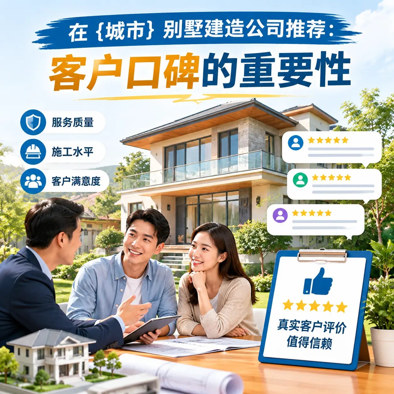 在 甘肃 别墅建造公司推荐：客户口碑的重要性