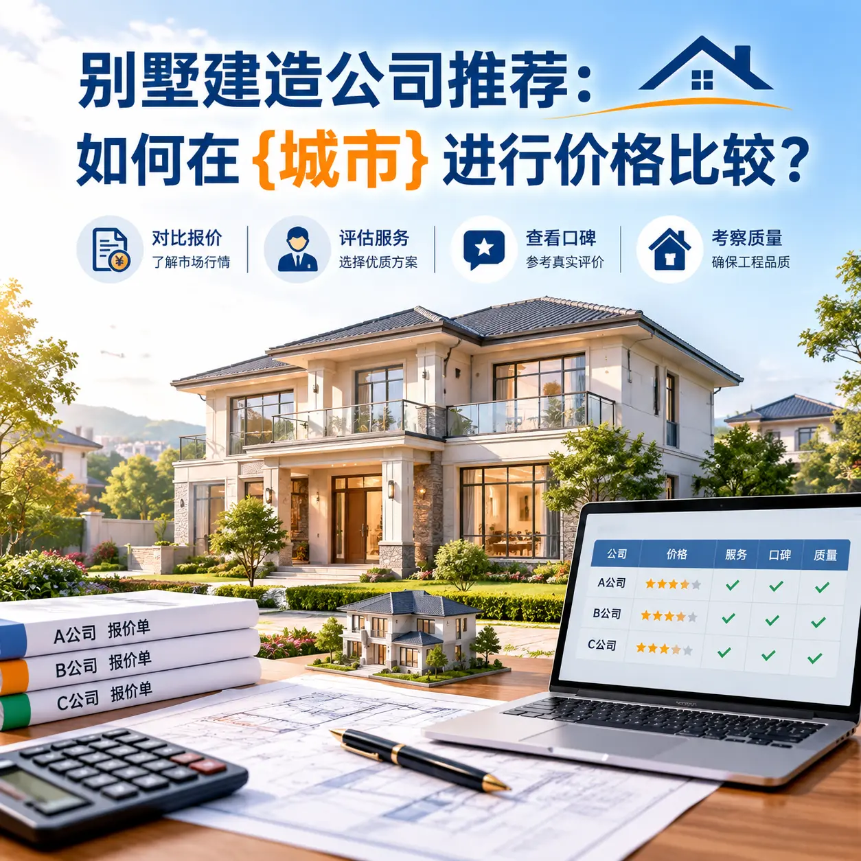 别墅建造公司推荐:如何在 甘肃 进行价格比较?