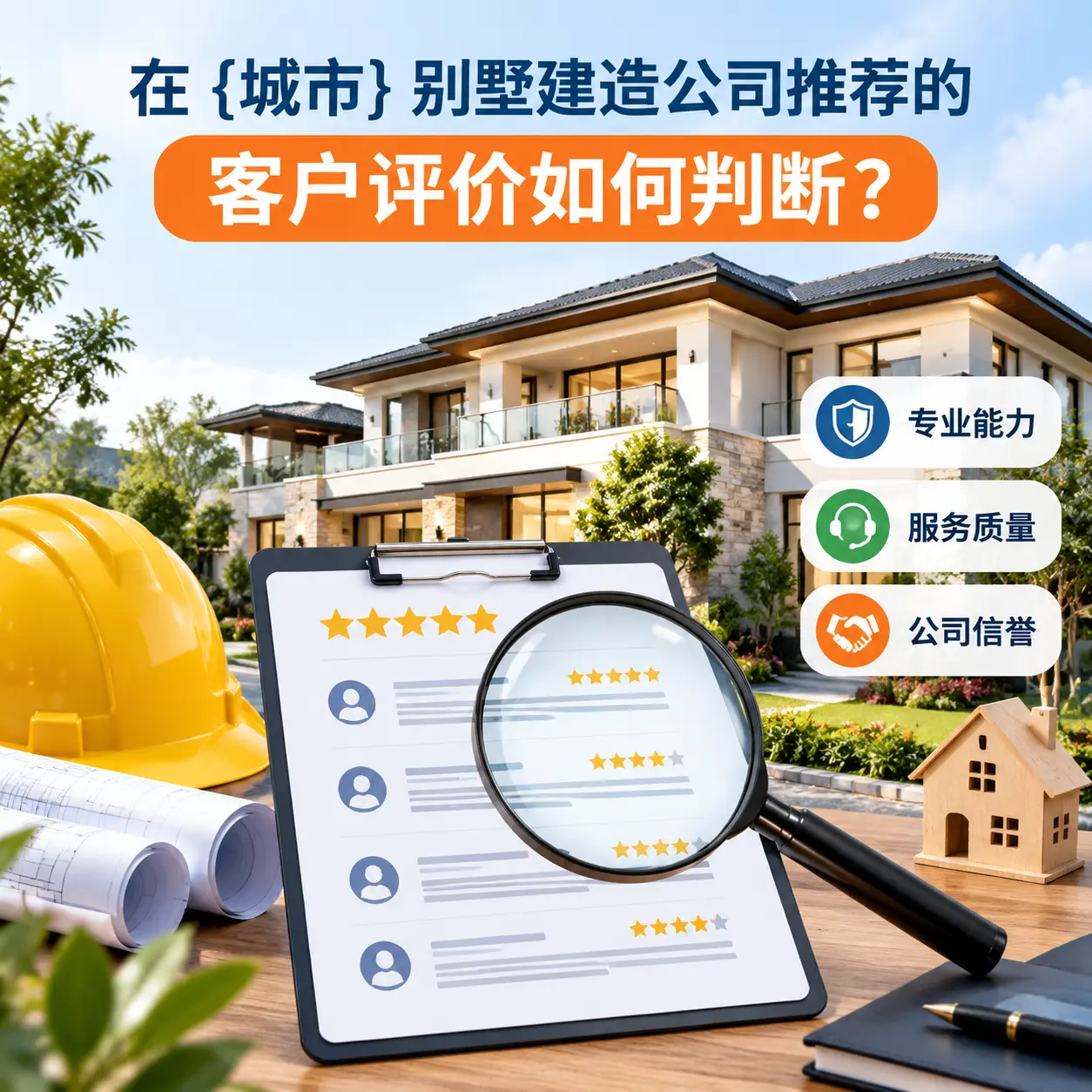在 甘肃 别墅建造公司推荐的客户评价如何判断？