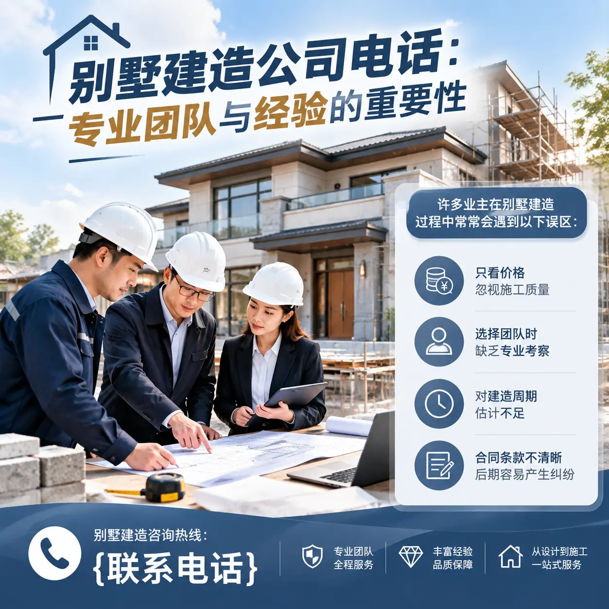 甘肃别墅建造公司电话：专业团队与经验的重要性