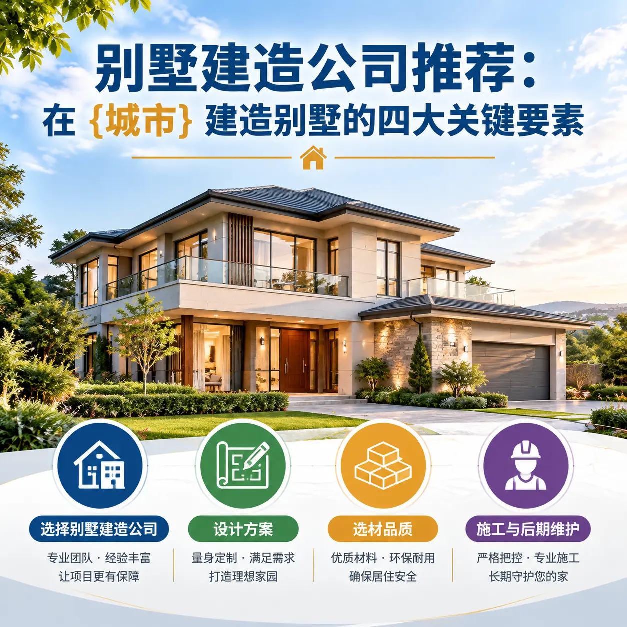 别墅建造公司推荐：在 甘肃 建造别墅的四大关键要素