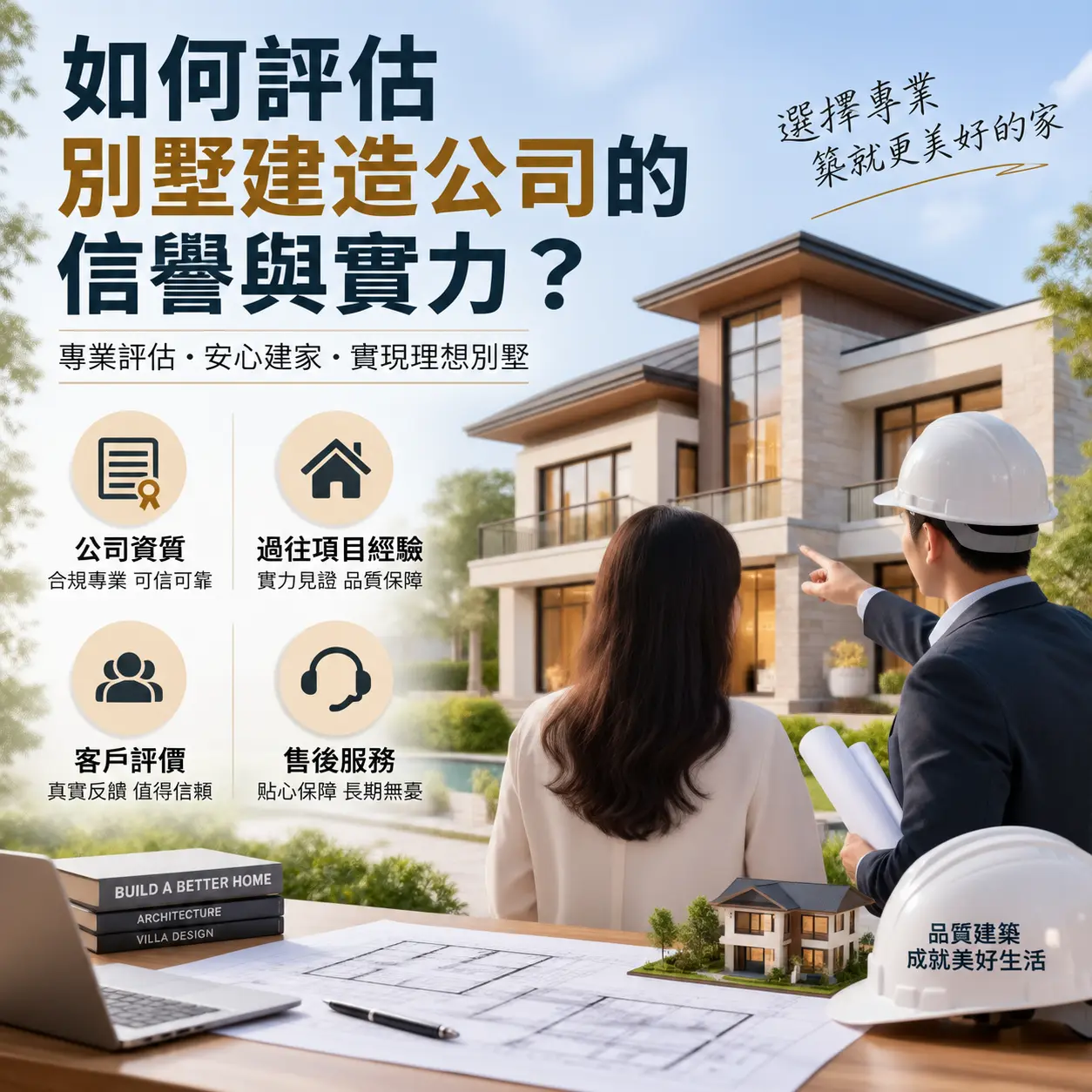 如何评估 甘肃 别墅建造公司的信誉与实力?