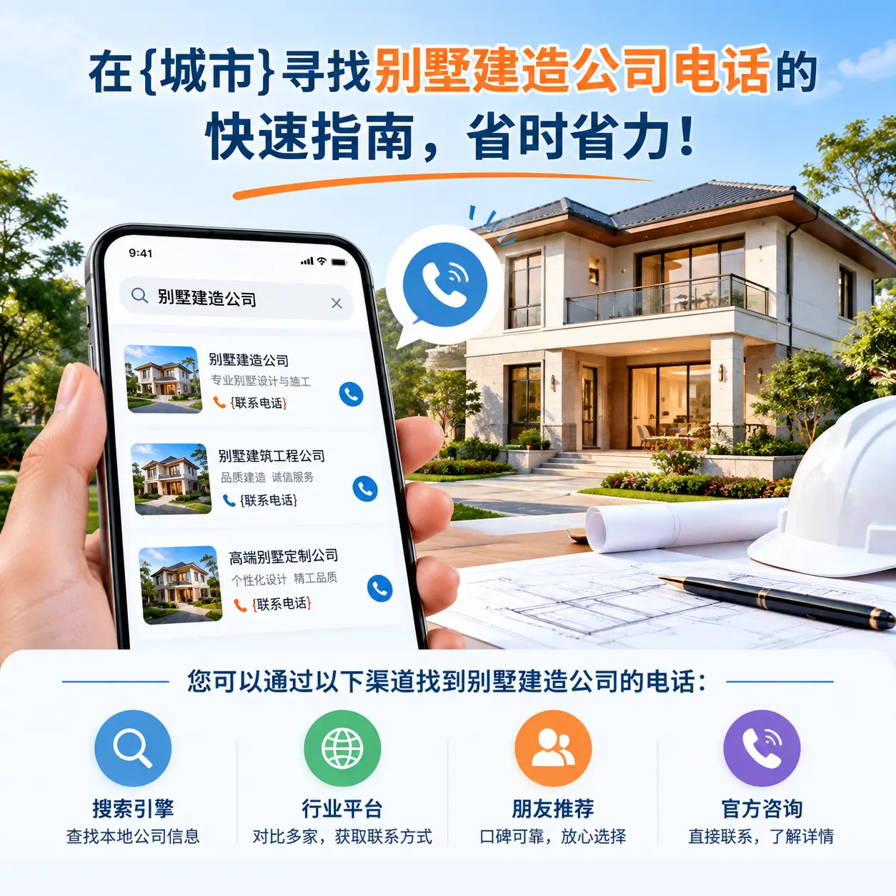 在甘肃寻找别墅建造公司电话的快速指南，省时省力！