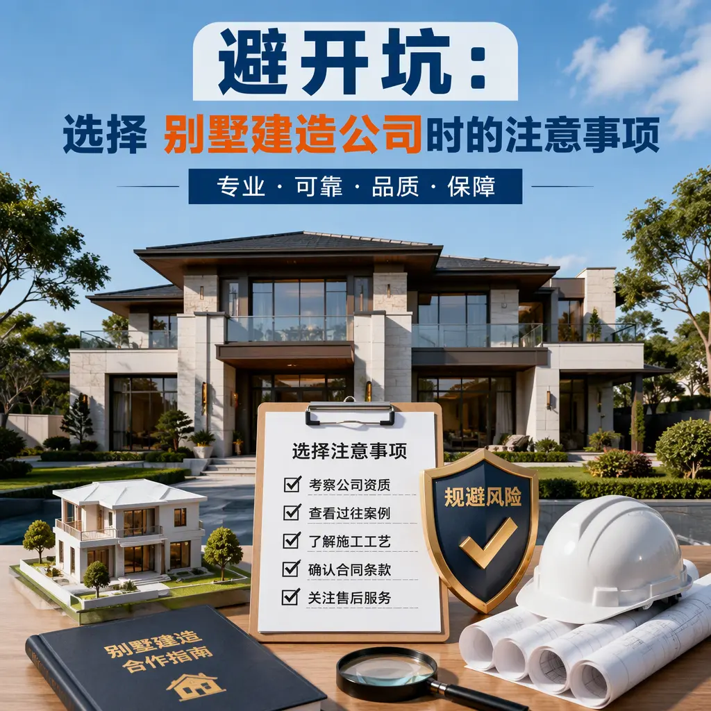 避开坑：选择 甘肃 别墅建造公司时的注意事项