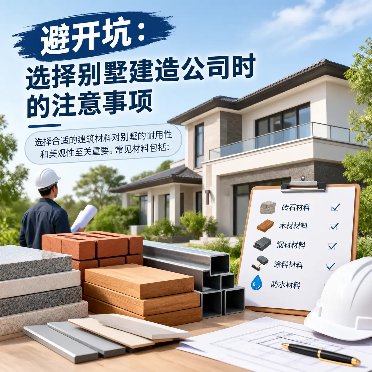 避开坑：选择 甘肃 别墅建造公司时的注意事项