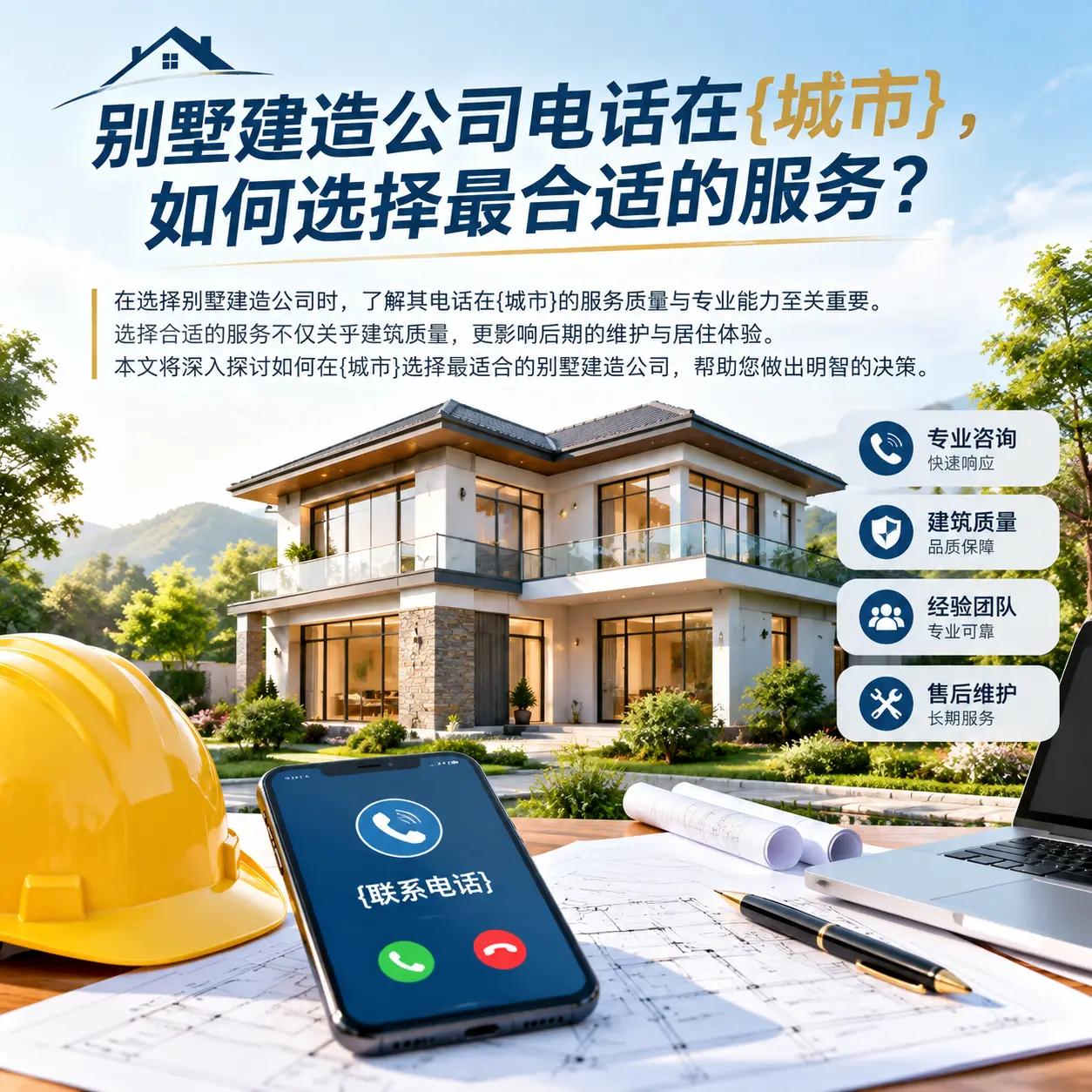 别墅建造公司电话在甘肃，如何选择最合适的服务？