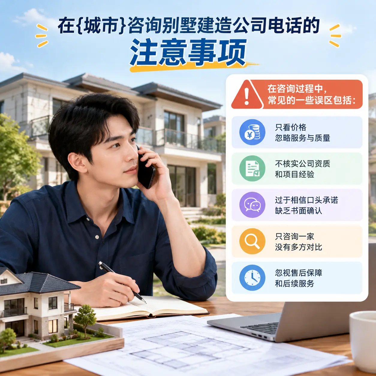 在甘肃咨询别墅建造公司电话的注意事项