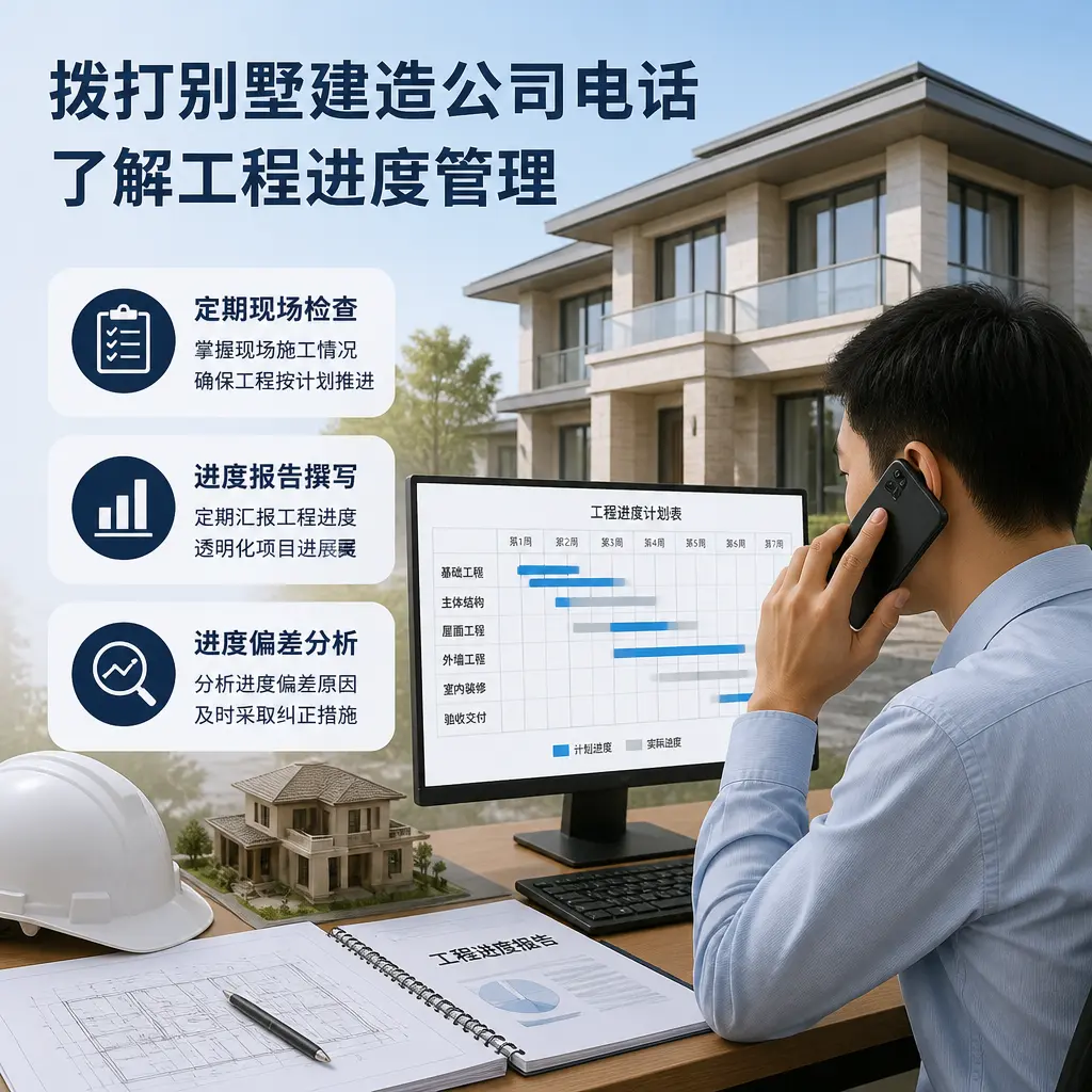 拨打甘肃别墅建造公司电话，了解工程进度管理