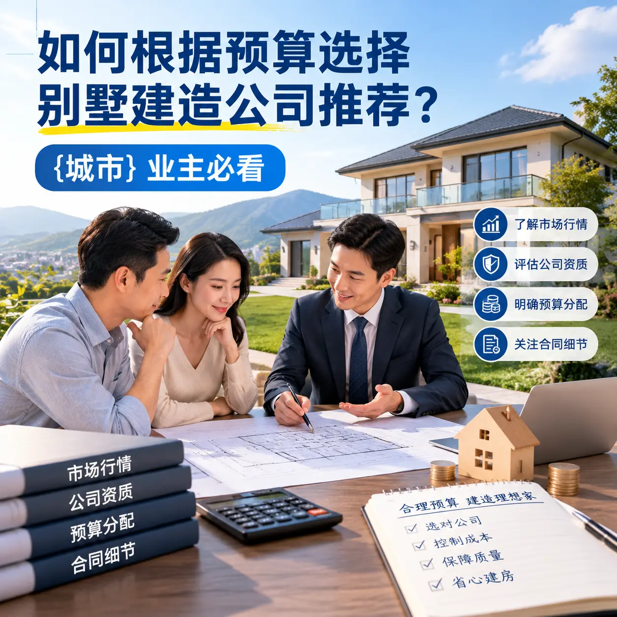 如何根据预算选择别墅建造公司推荐？ 甘肃 业主必看