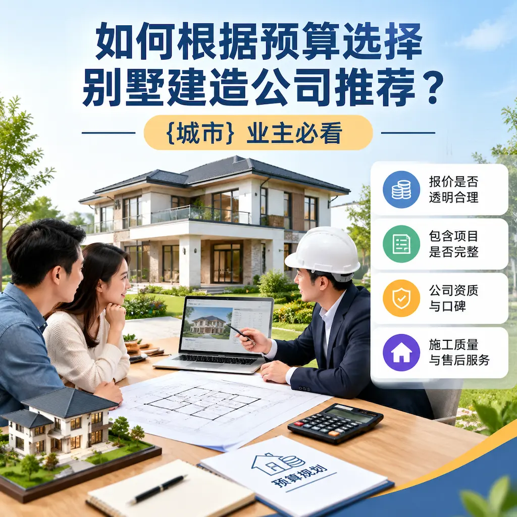 如何根据预算选择别墅建造公司推荐？ 甘肃 业主必看