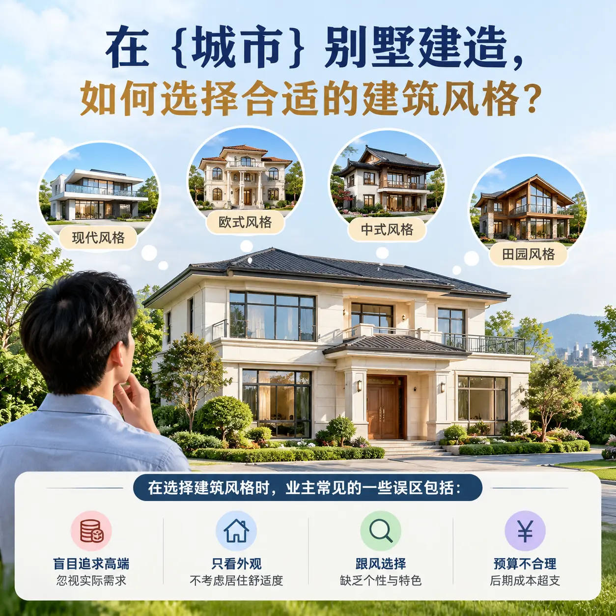 在 甘肃 别墅建造，如何选择合适的建筑风格？