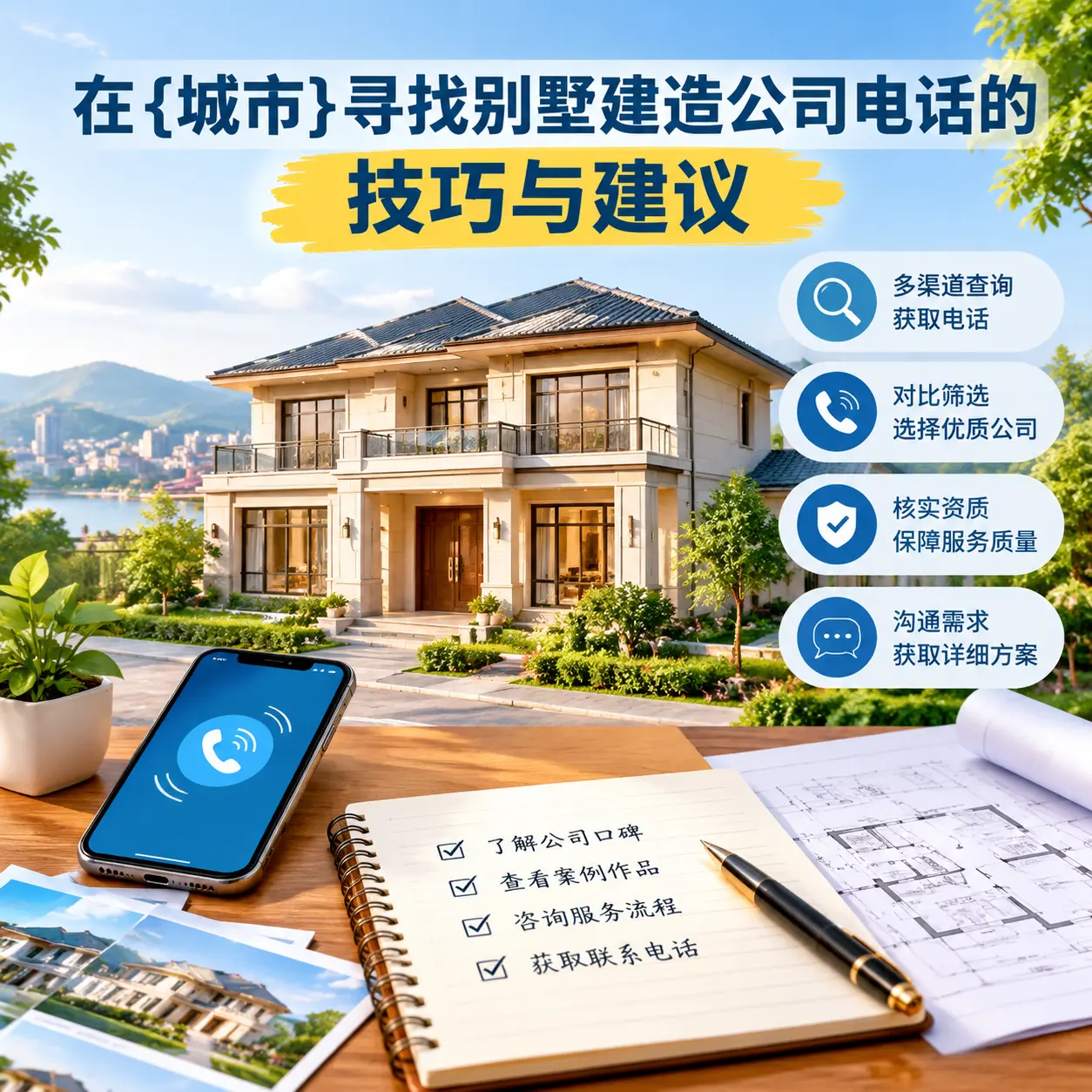 在甘肃寻找别墅建造公司电话的技巧与建议