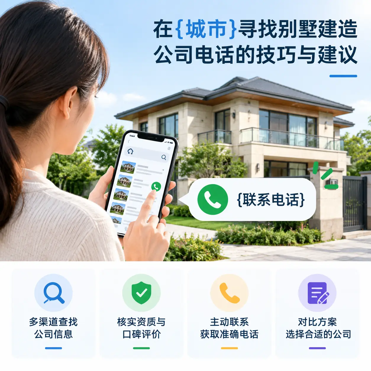 在甘肃寻找别墅建造公司电话的技巧与建议
