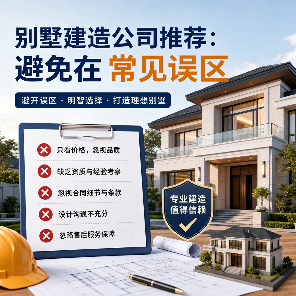 别墅建造公司推荐:避免在 甘肃 的常见误区