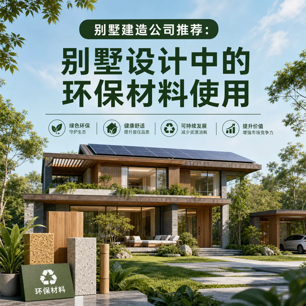 别墅建造公司推荐： 甘肃 别墅设计中的环保材料使用