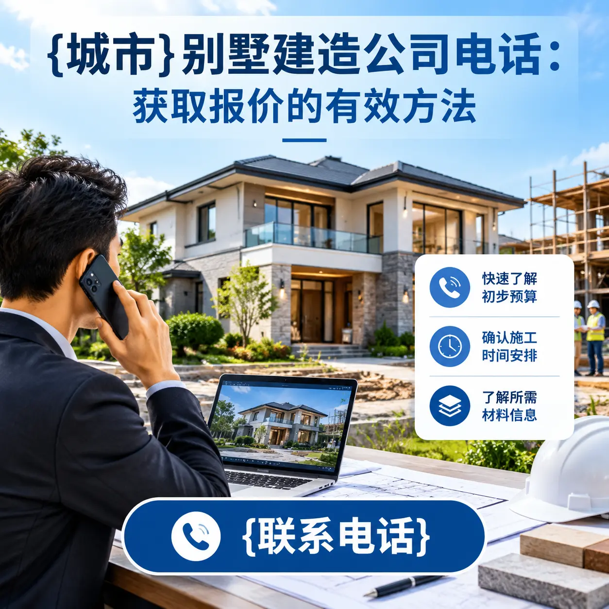 甘肃别墅建造公司电话：获取报价的有效方法