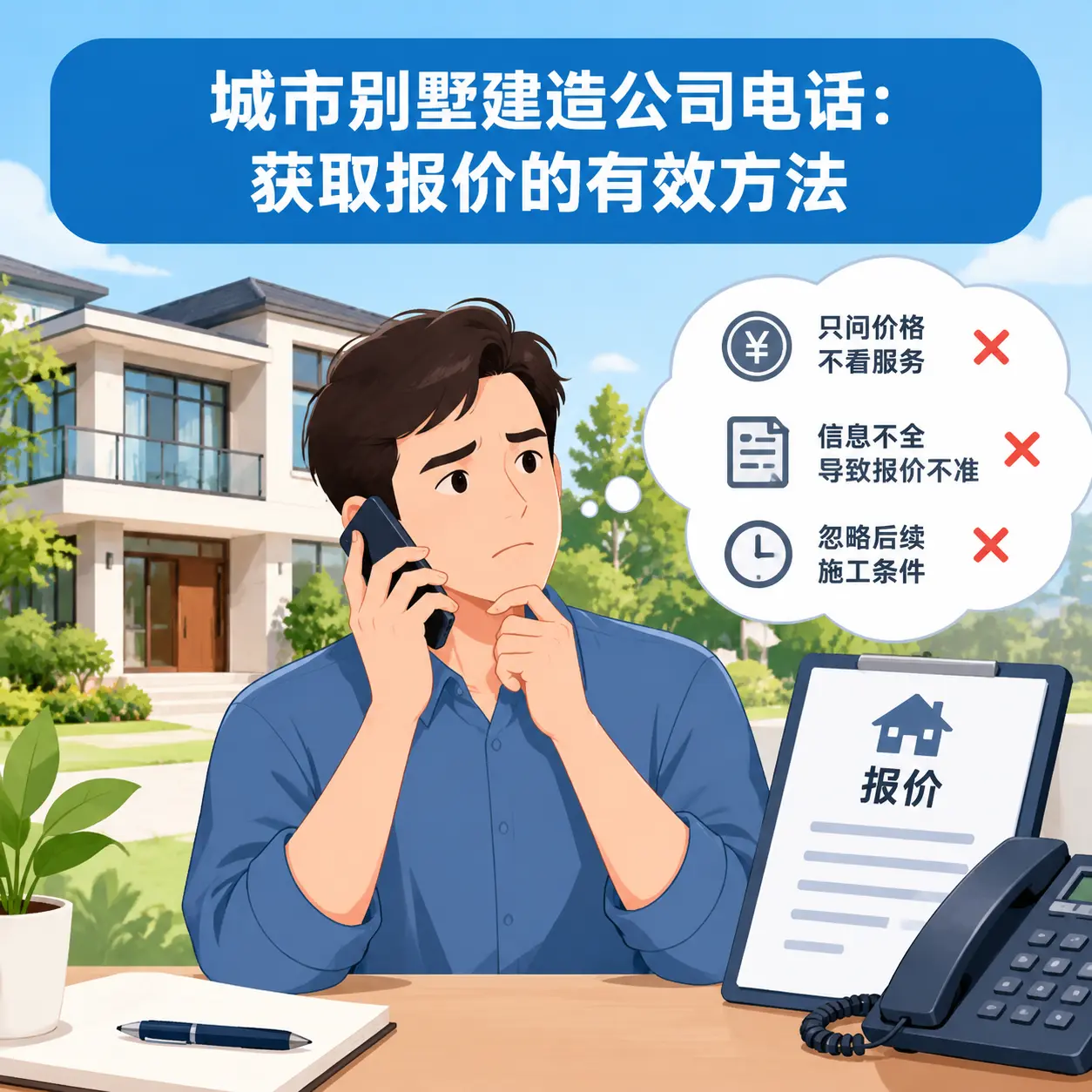 甘肃别墅建造公司电话：获取报价的有效方法